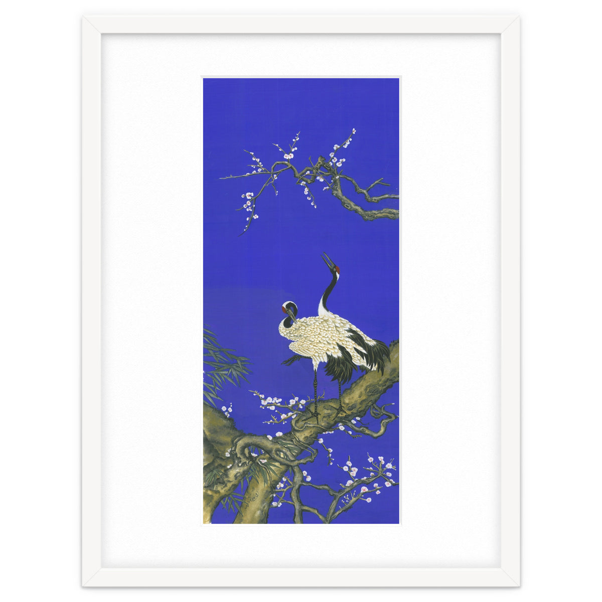 Cranes & Peach Blossom