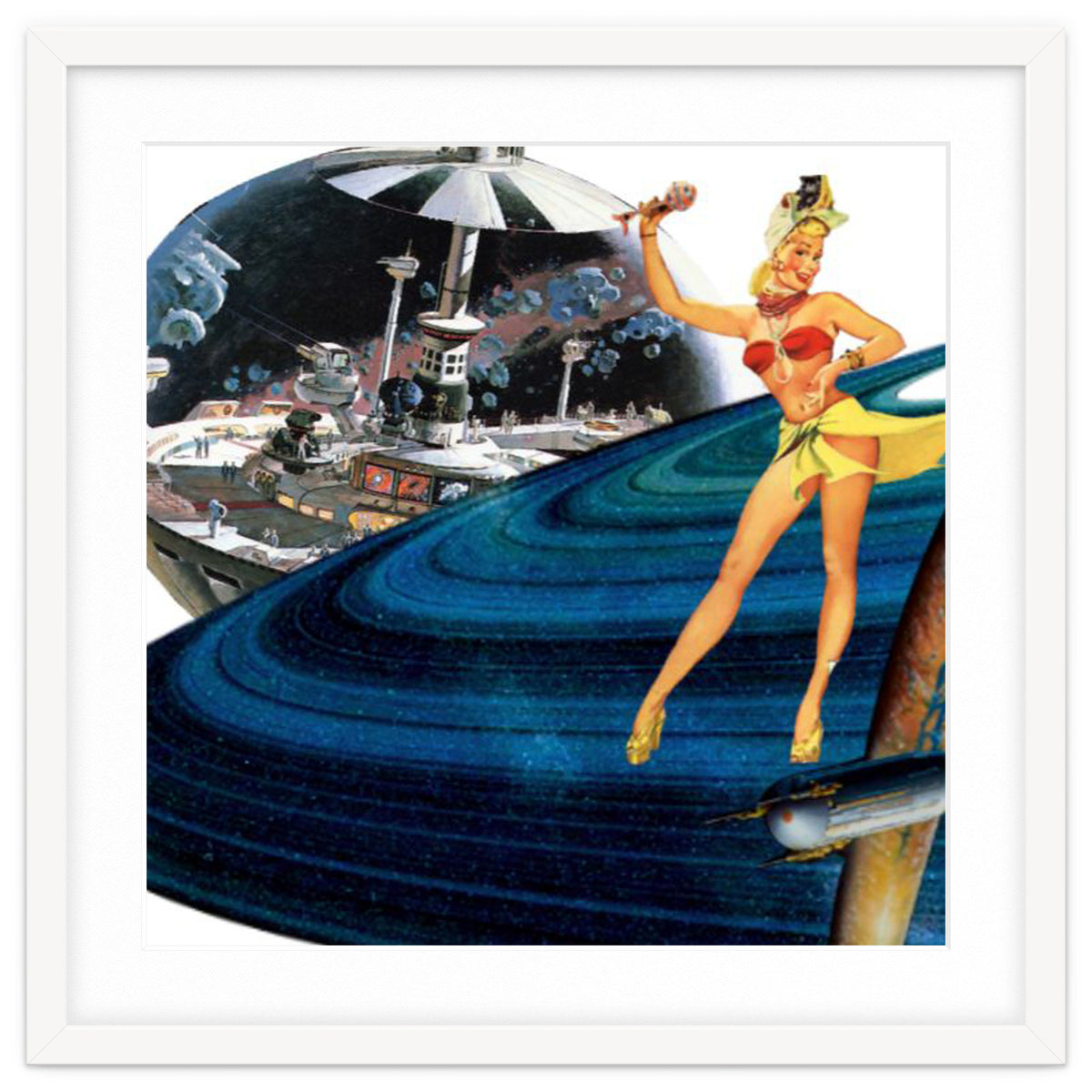 Dancer on Saturn Rings