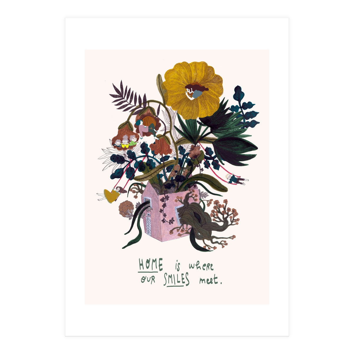 Home Is Where Our Smiles Meet (Print Only)