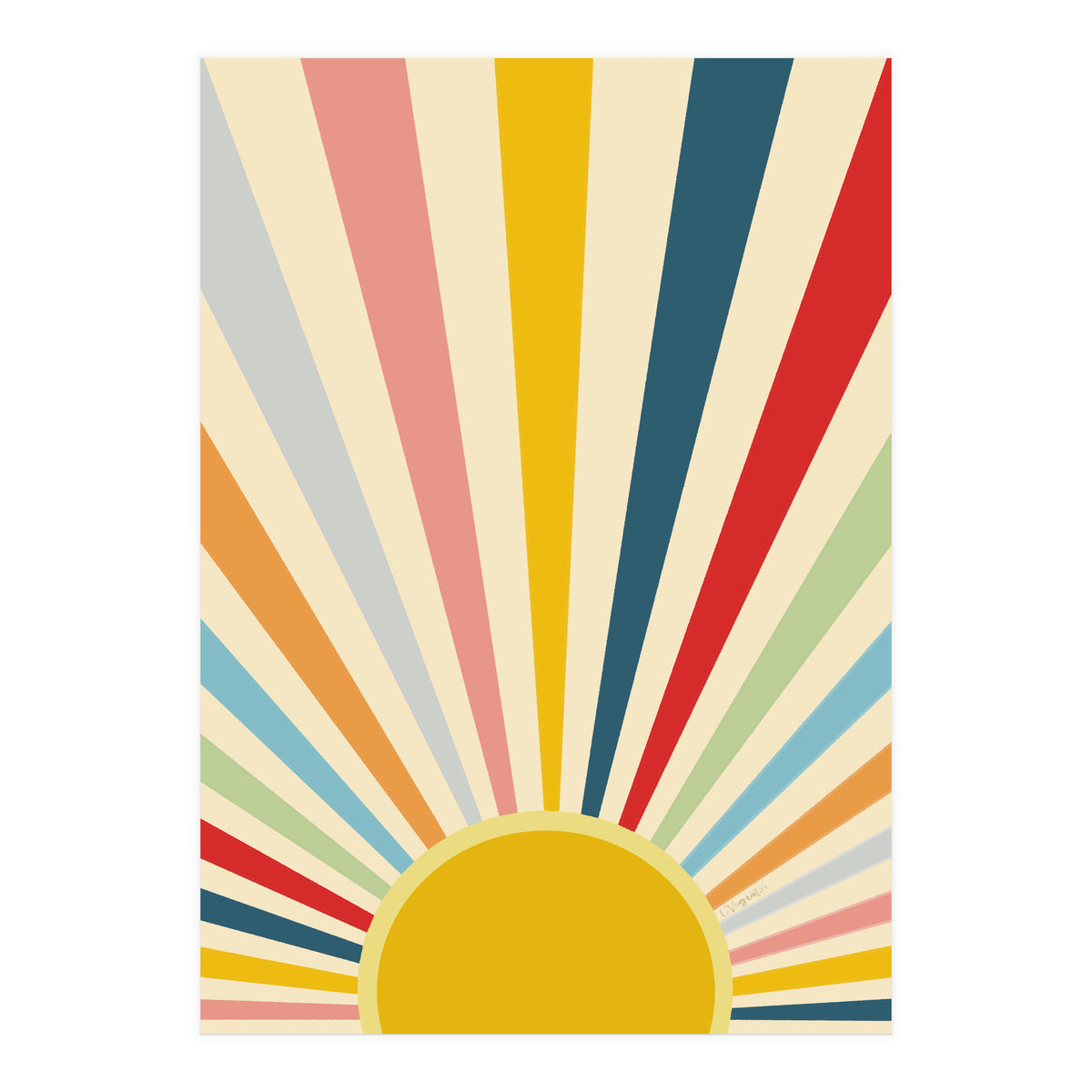 Sun Shines Inside You (Print Only)