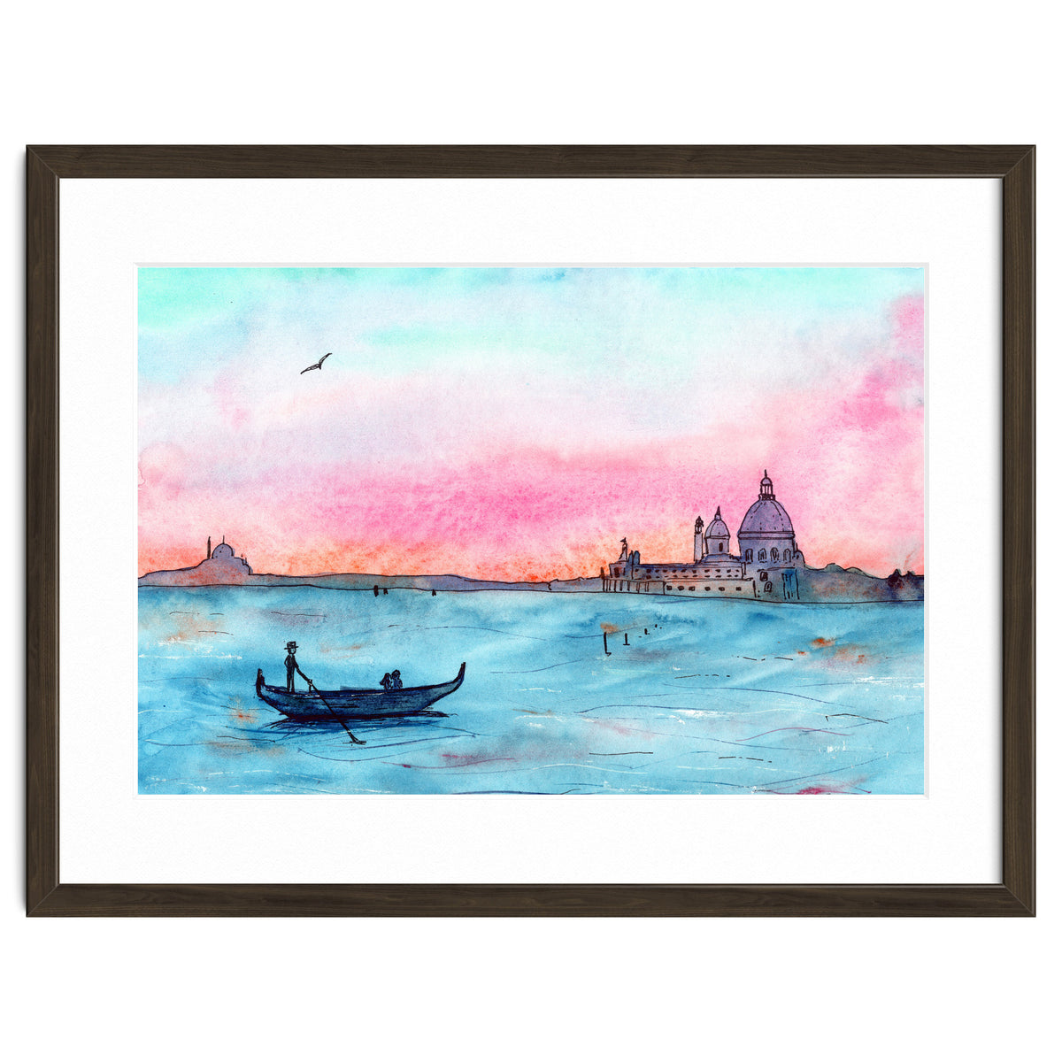 Sunset in Venice || watercolor