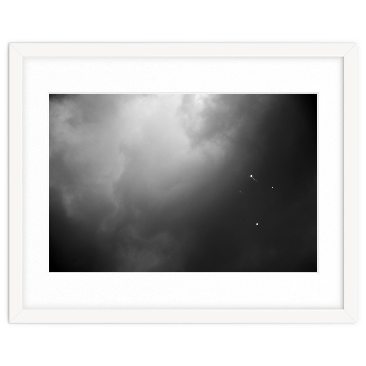 Four balloons and another one