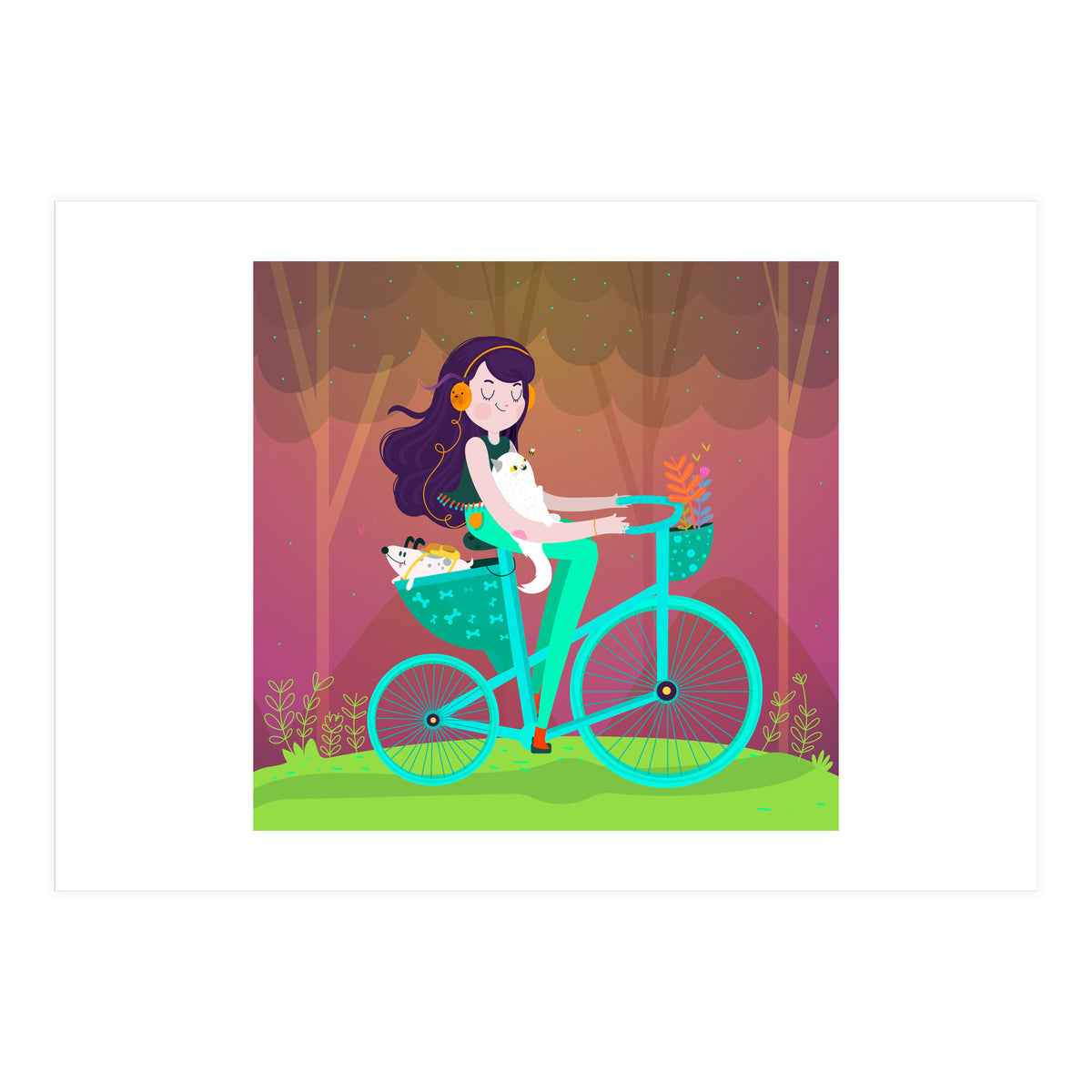 Bike ride (Print Only)