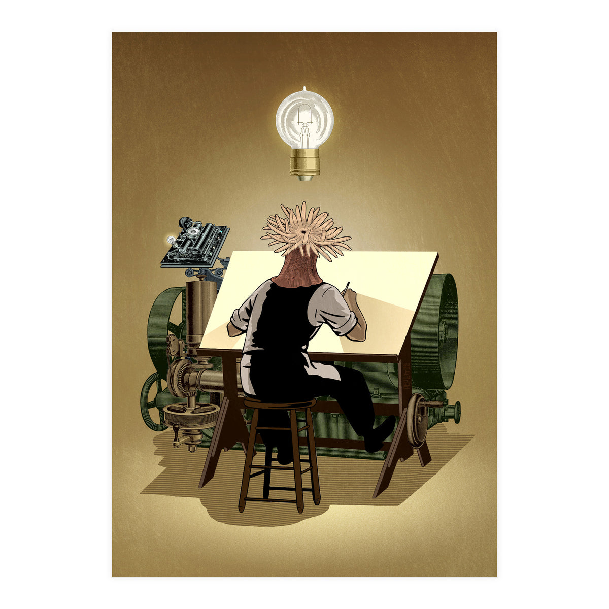 The aspirant to draftsman (Print Only)