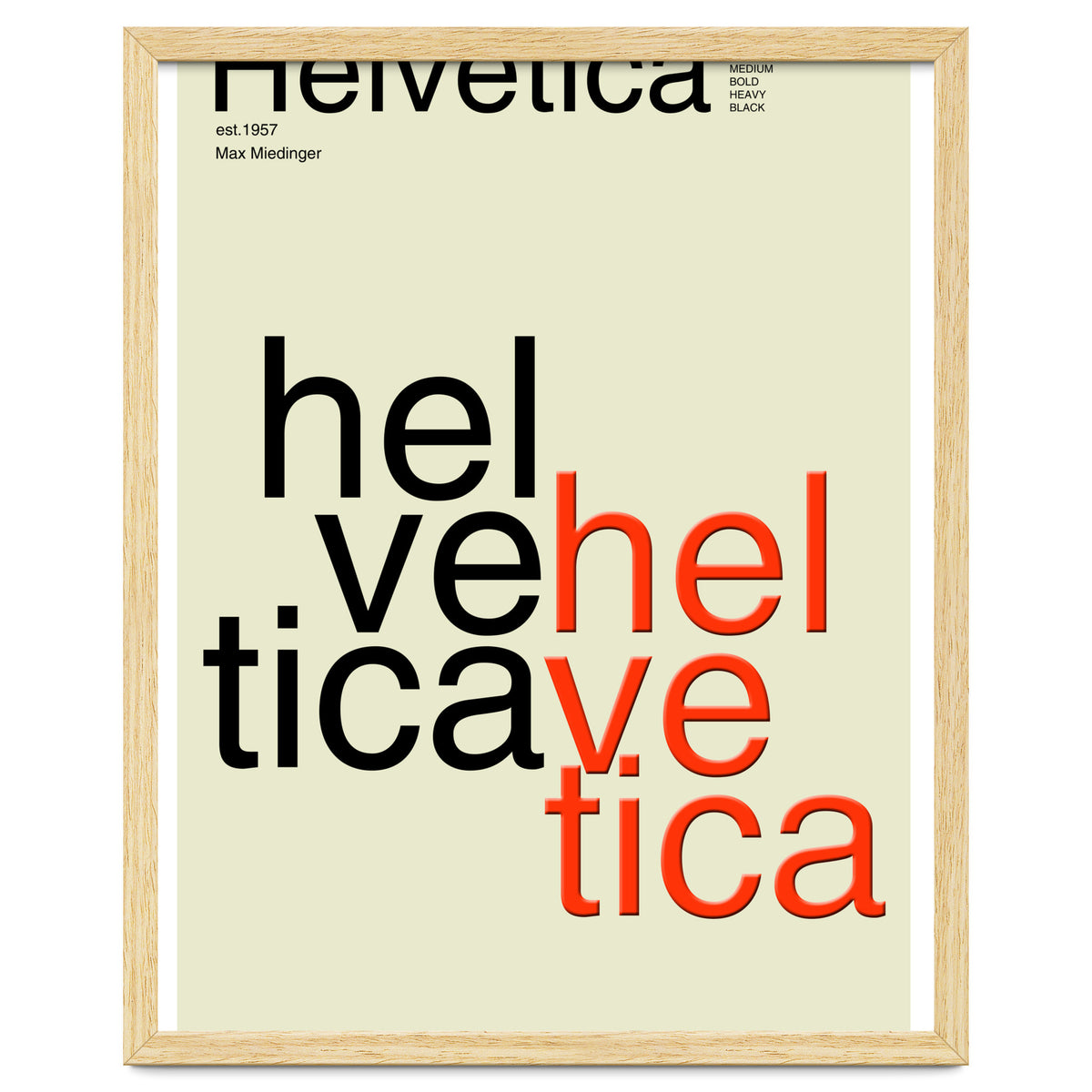Helvetica Font Design