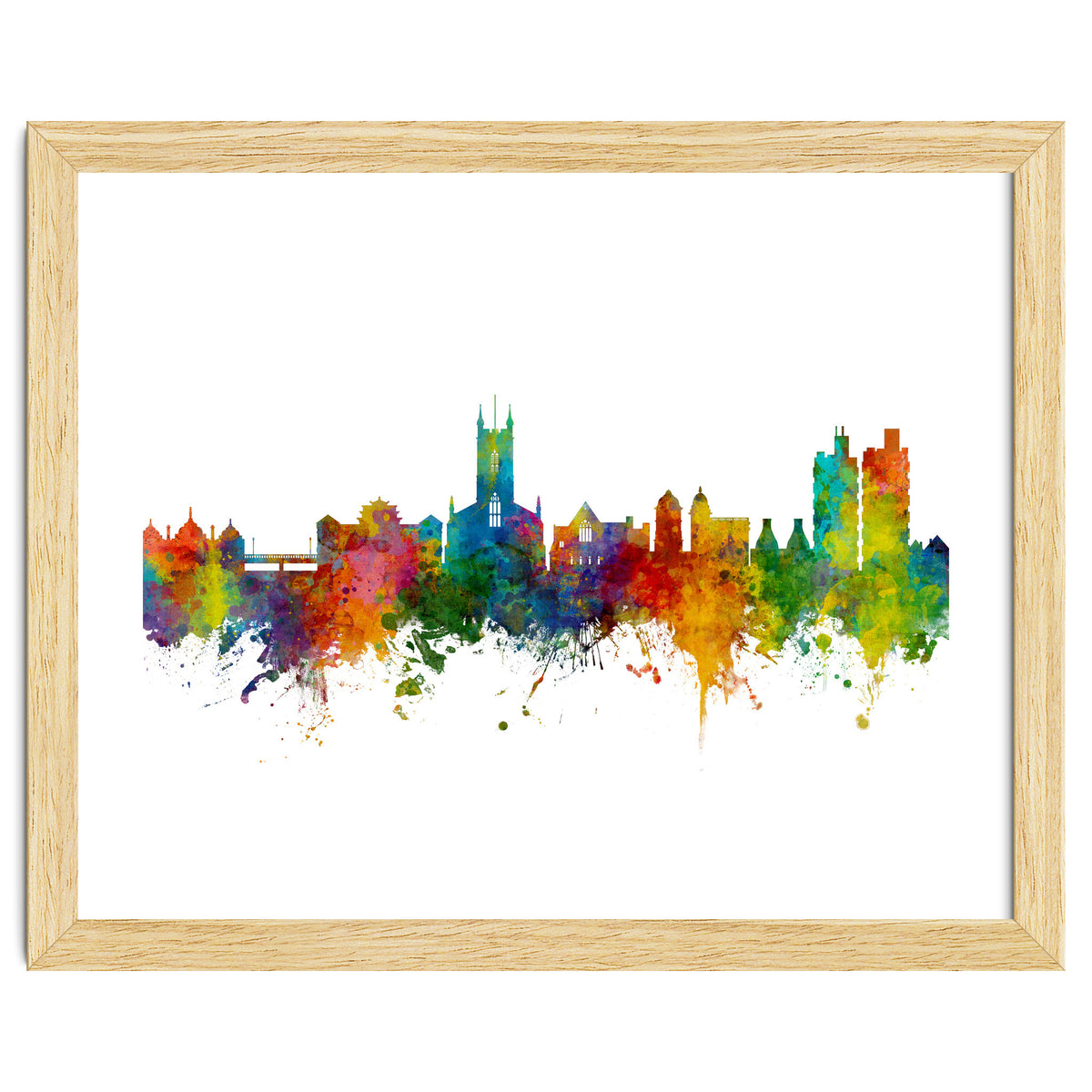 Stoke-on-Trent England Skyline