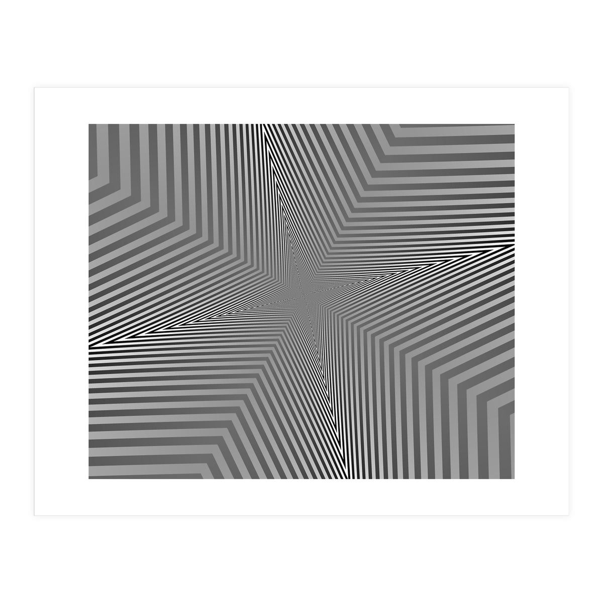 Abstract Triangle Pattern Geometric  (Print Only)