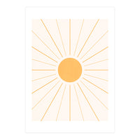 SUN IN LINE - GOLD (Print Only)