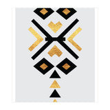 Gold And Black Abstract Tribal (Print Only) thumbnail