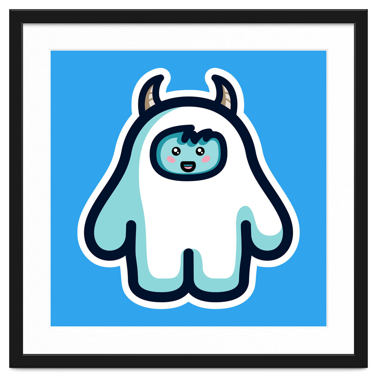 Kawaii Cute Abominable Snowman Yeti