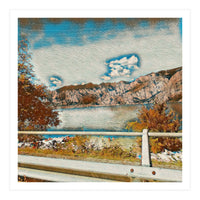 Sunny Garda Lake, italy. (Print Only)