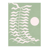 Sage Green Abstract Floral (Print Only) thumbnail