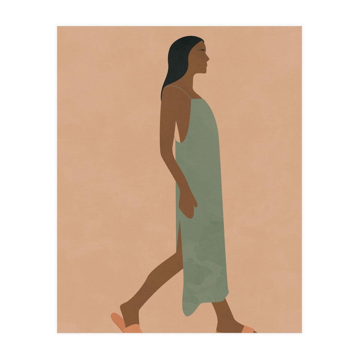 Minimalist Boho Woman (Print Only)