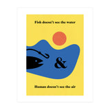 Fish - Water & Human - Air (Print Only) thumbnail