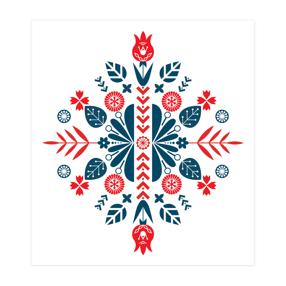 Scandinavian Folk Patterns  (Print Only)