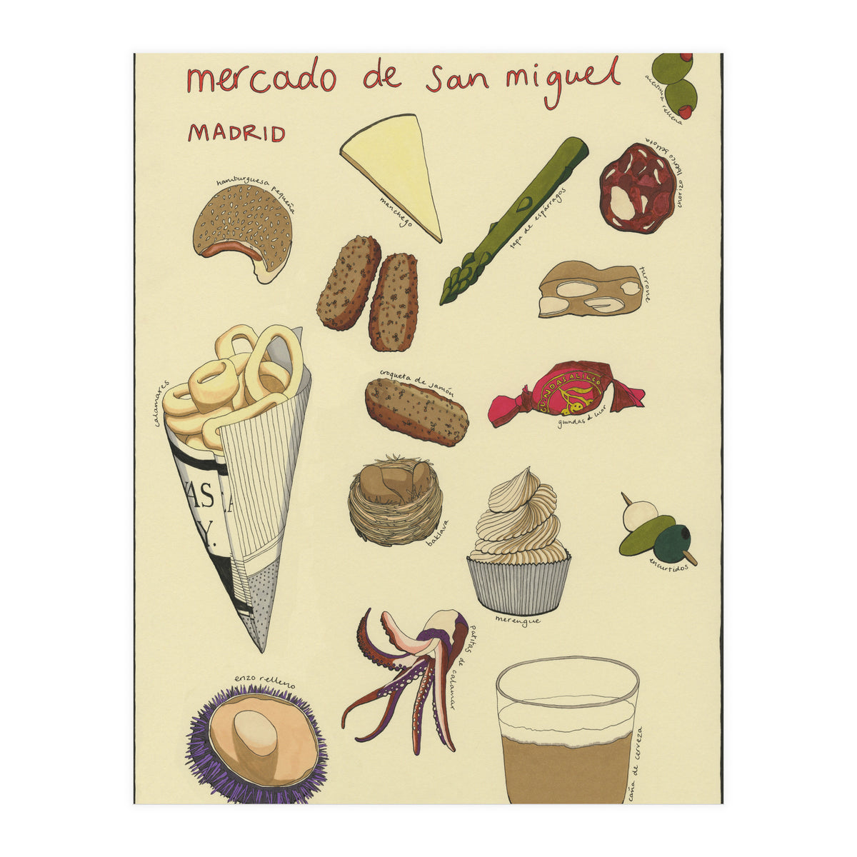 Mercado De San Miguel (Print Only)