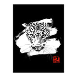 Leopard in white (Print Only) thumbnail