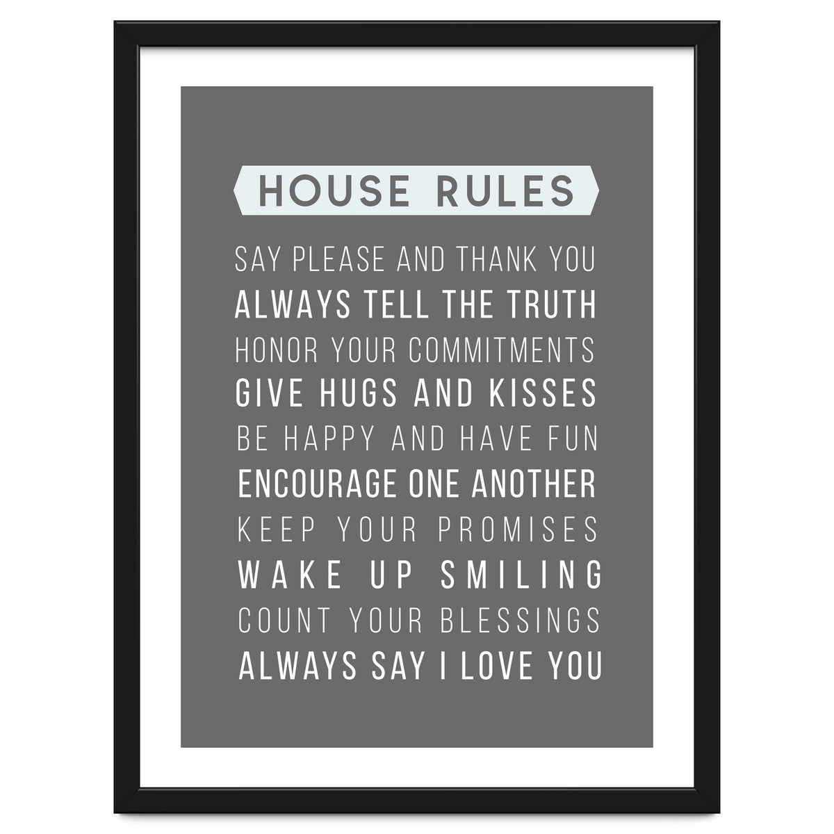 House Rules
