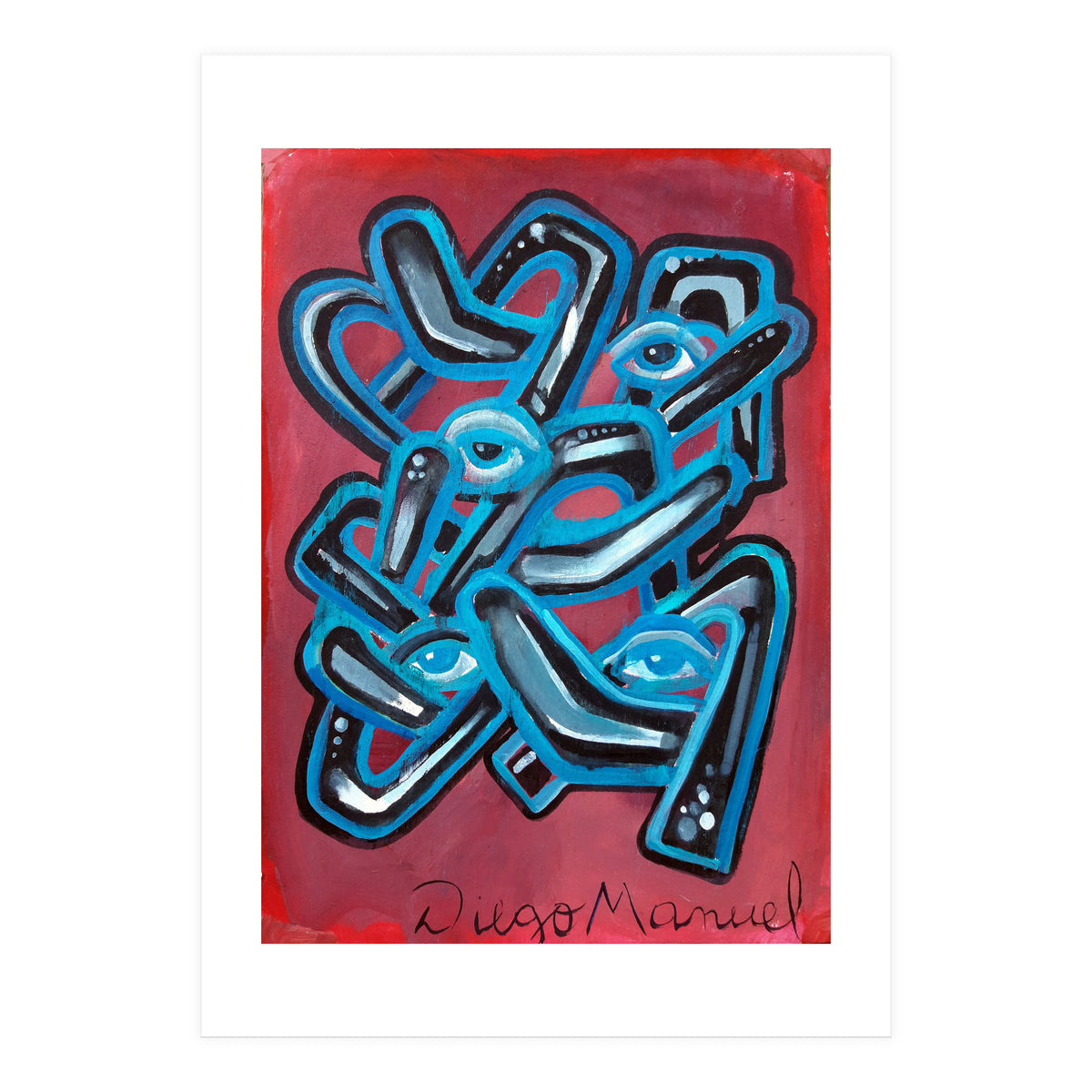 Formas Lenguas Y Ojos (Print Only)