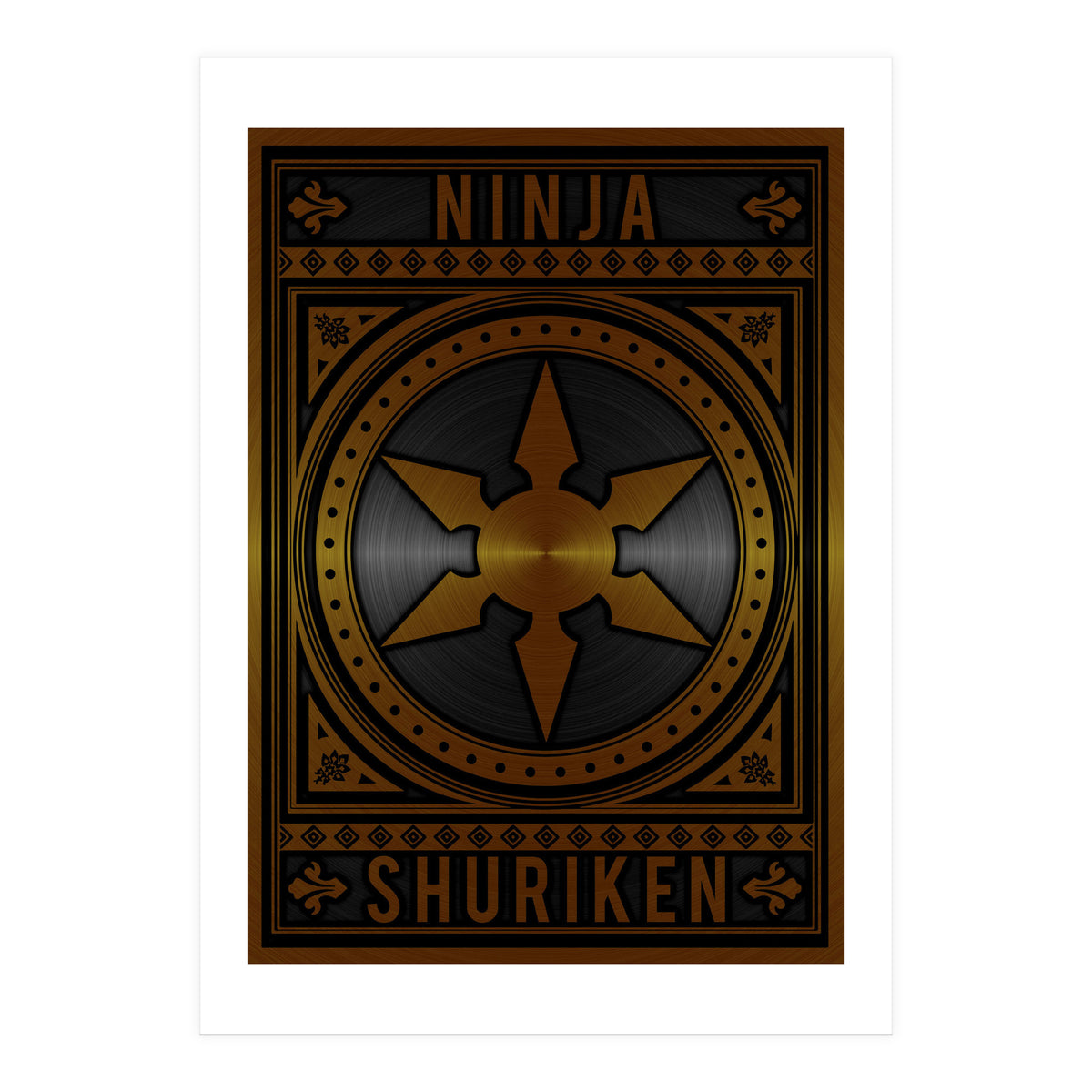 Ninja Shuriken (Print Only)