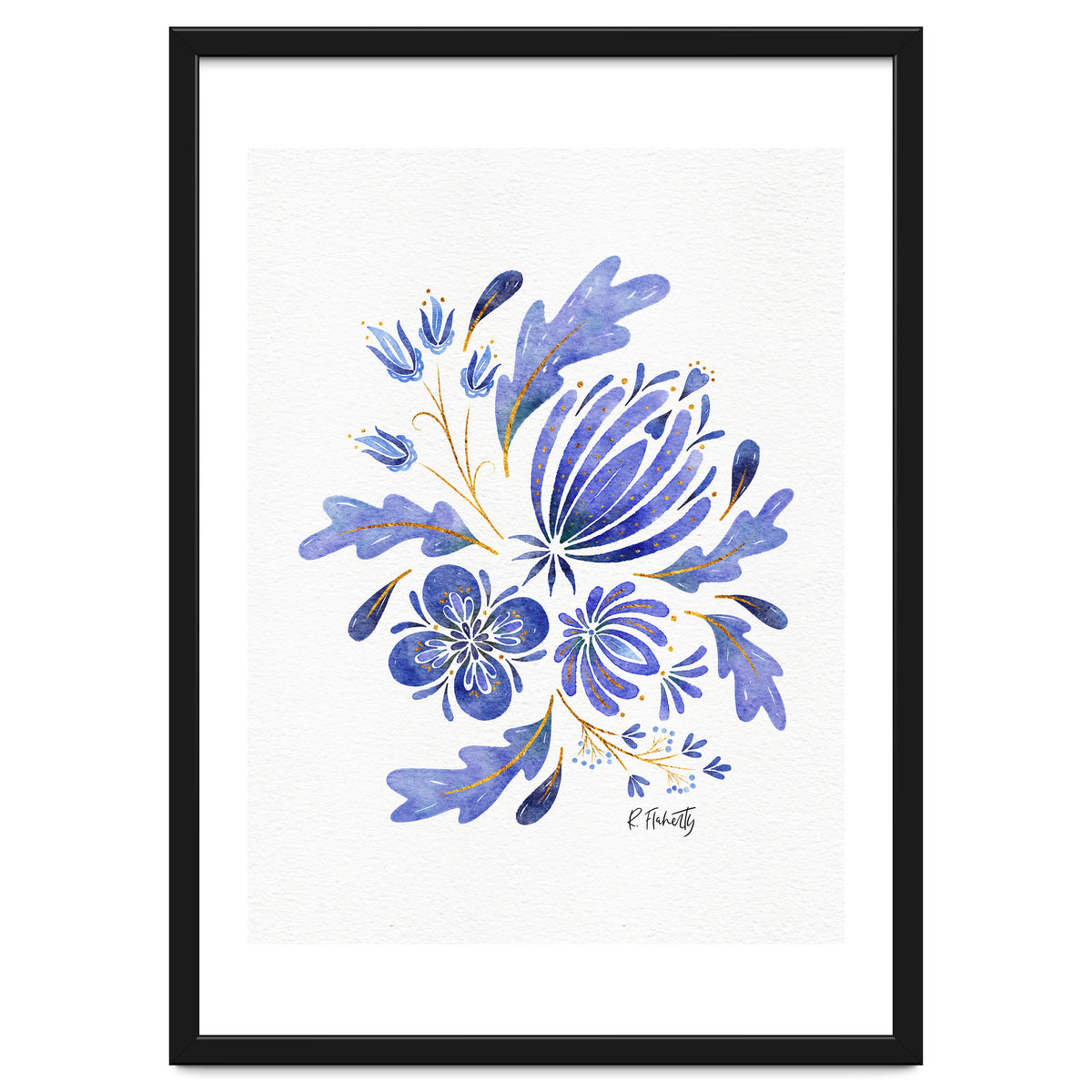 Protea Floral | Blue