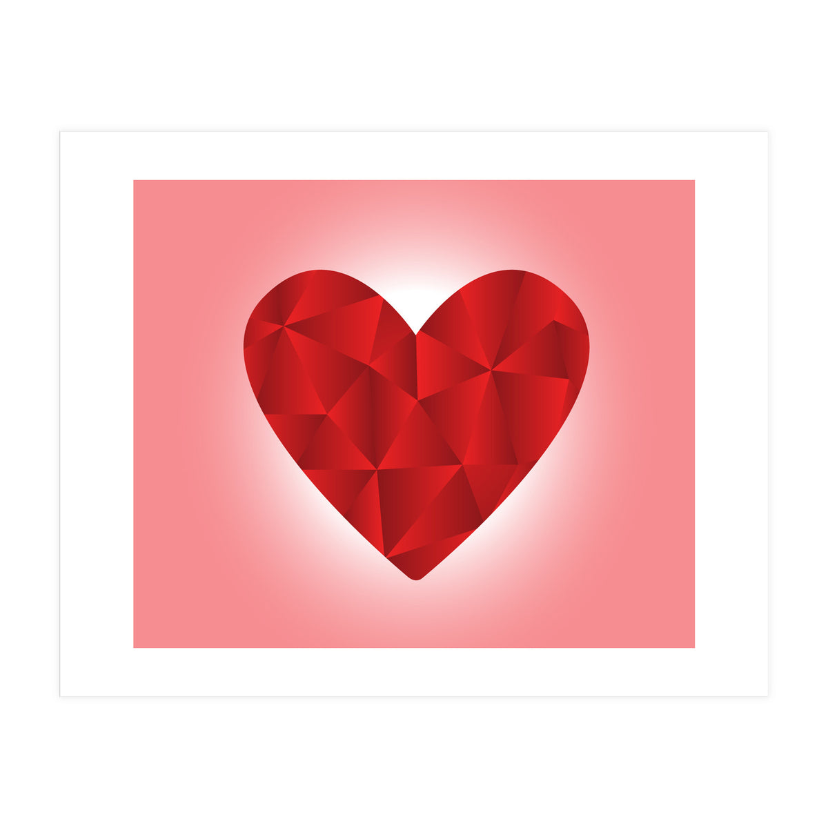 Heart Shaped Art (Print Only)