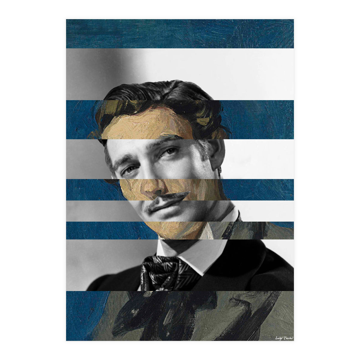 Picasso's Portrait Of Renart & Clark Gable (Print Only)