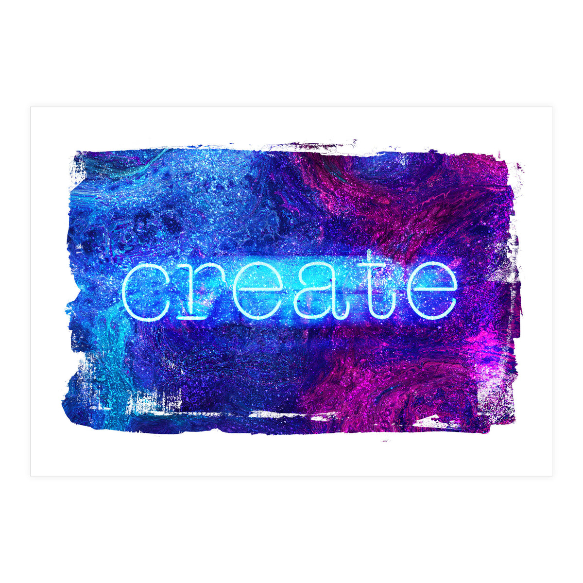 Neon Collection - Create (Print Only)