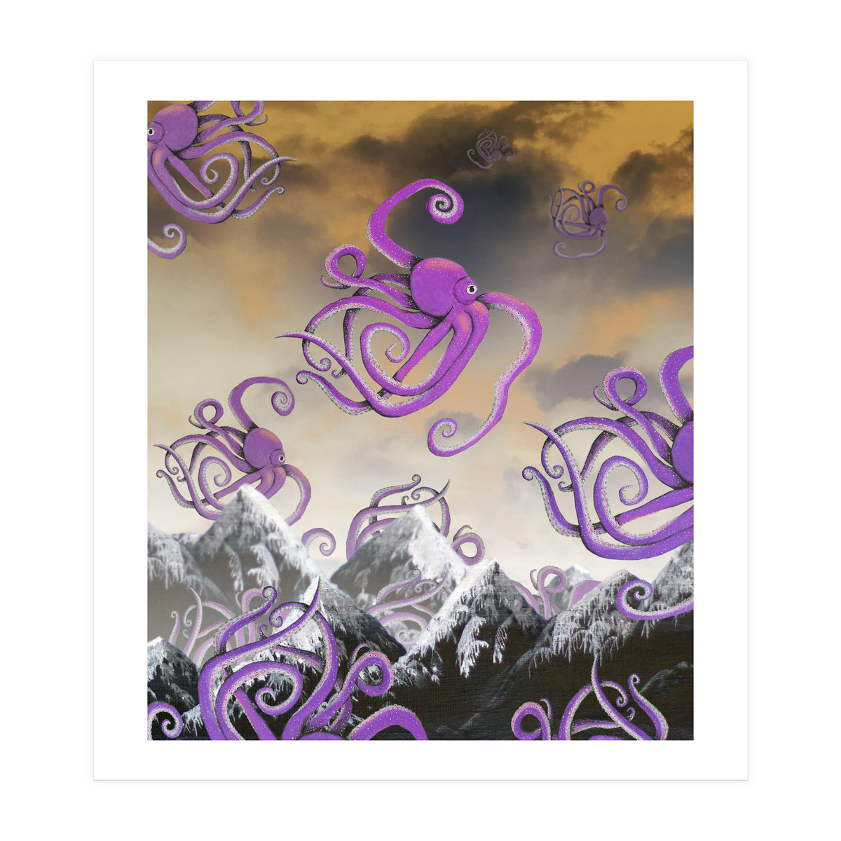 Octopus invasion (Print Only)