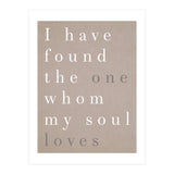 The One My Soul Loves (Print Only) thumbnail