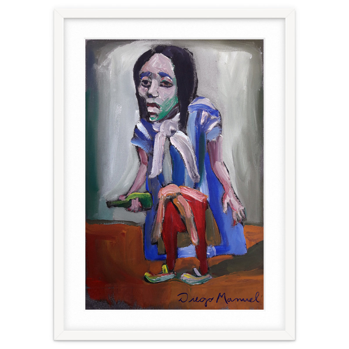 The fan, people from the neighborhood