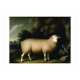 Sheep Classical Oil Painting (Print Only) thumbnail