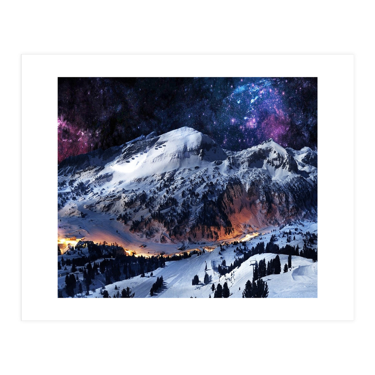 Mountain CALM IN space view (Print Only)