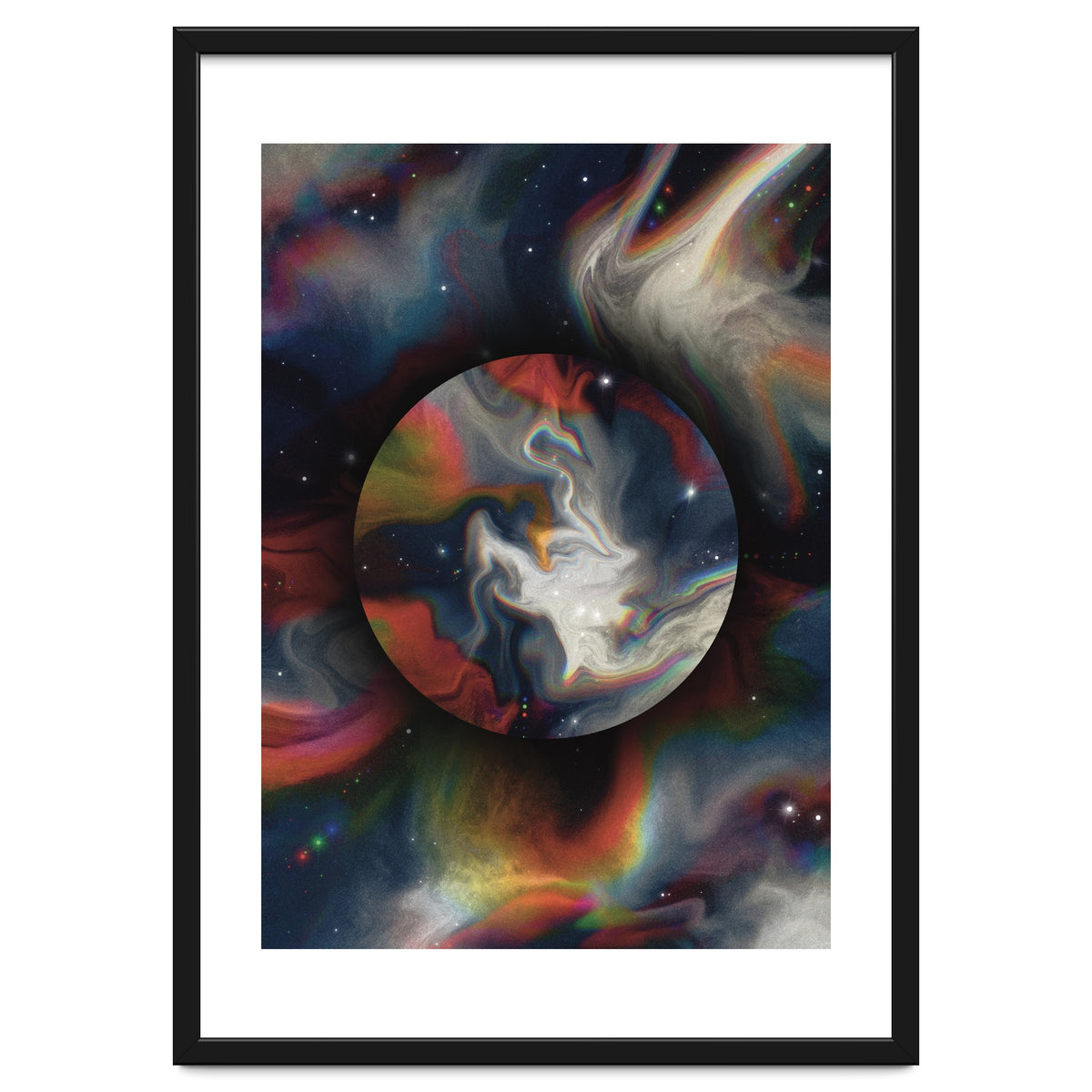 Planet Space Marble Black Hole