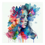 Watercolor Tropical Woman #10 (Print Only) thumbnail