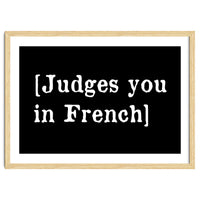 Judges You In French