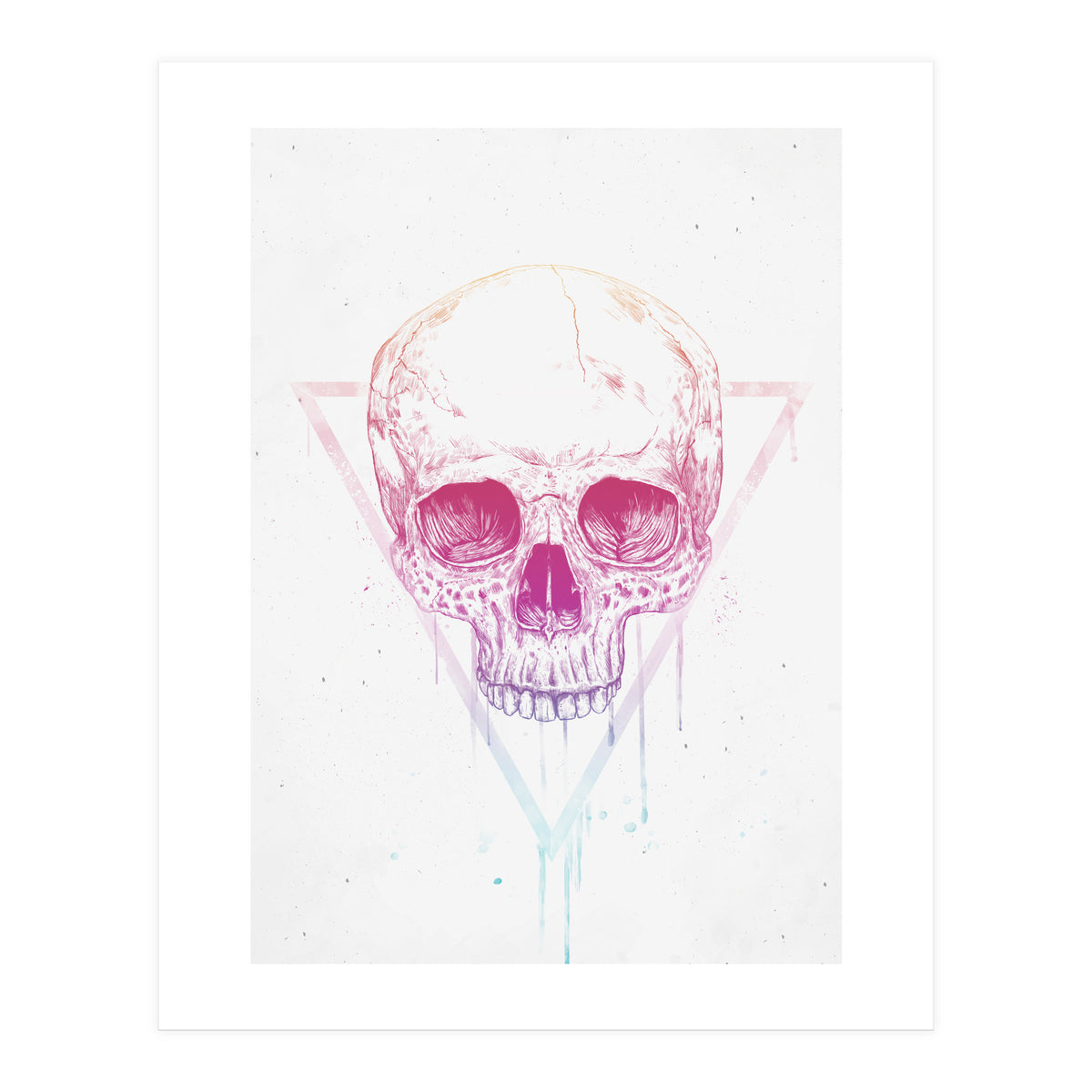 Skull In Triangle (Print Only)