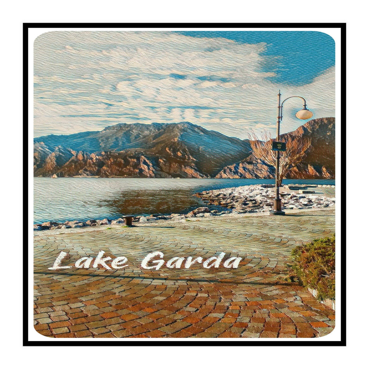 Calm Day On Lake Garda (Print Only)