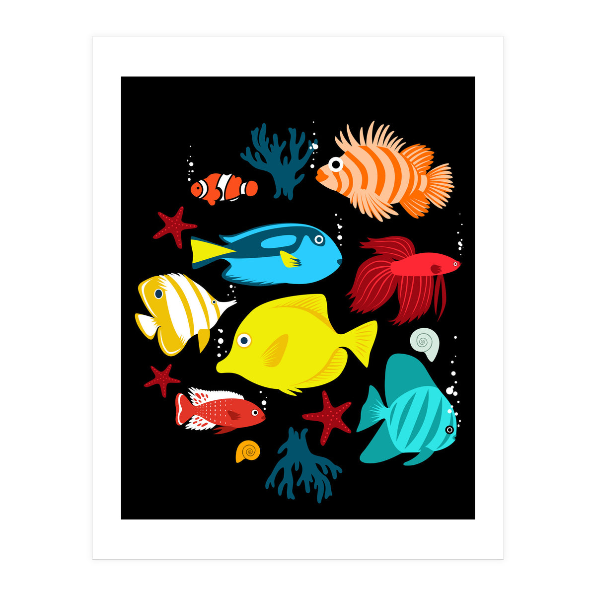 Tropical Fish (Print Only)