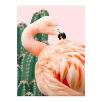 Flamingo & Cactus (Print Only)