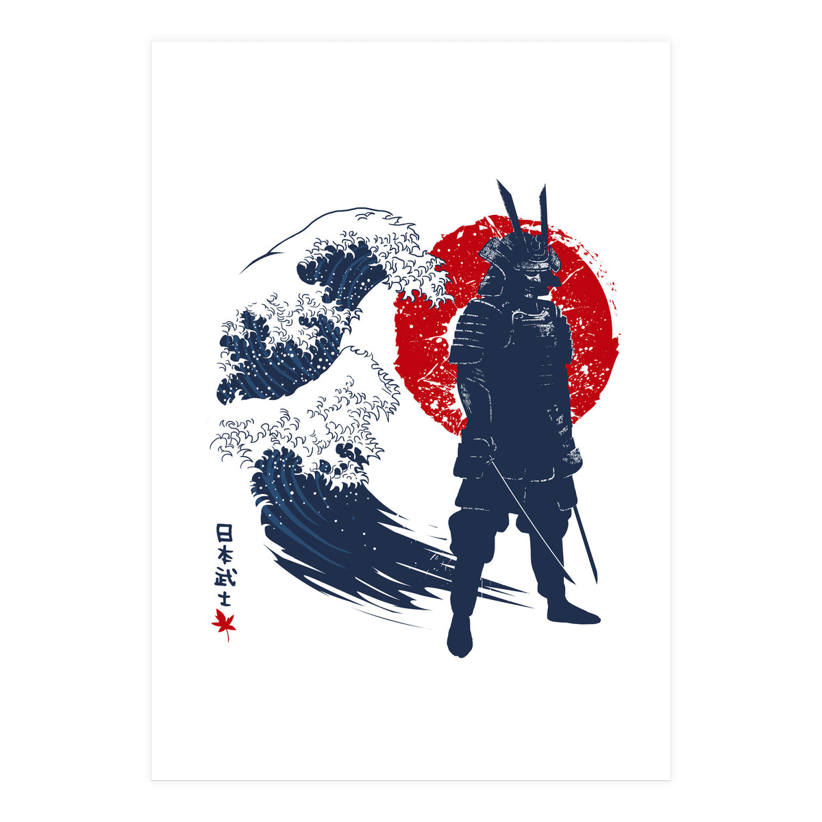 The Wave samurai (Print Only)