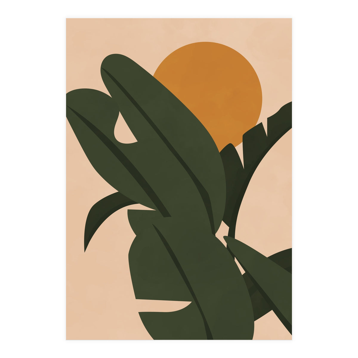 Banana Leaves Boho Style (Print Only)