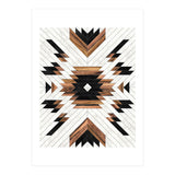 Urban Tribal Pattern No.5 - Aztec - Concrete and Wood (Print Only) thumbnail