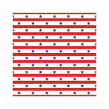 Blue And Red Stripes and stars (Print Only) thumbnail
