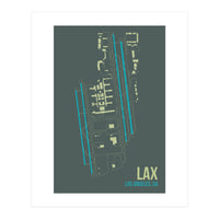 LAX Airport Layout (Print Only)