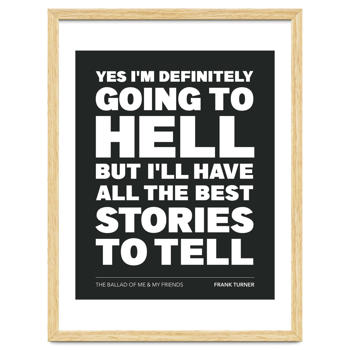 Frank Turner - The Ballad Of Me & My Friends