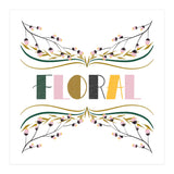 Art Deco Floral  (Print Only) thumbnail