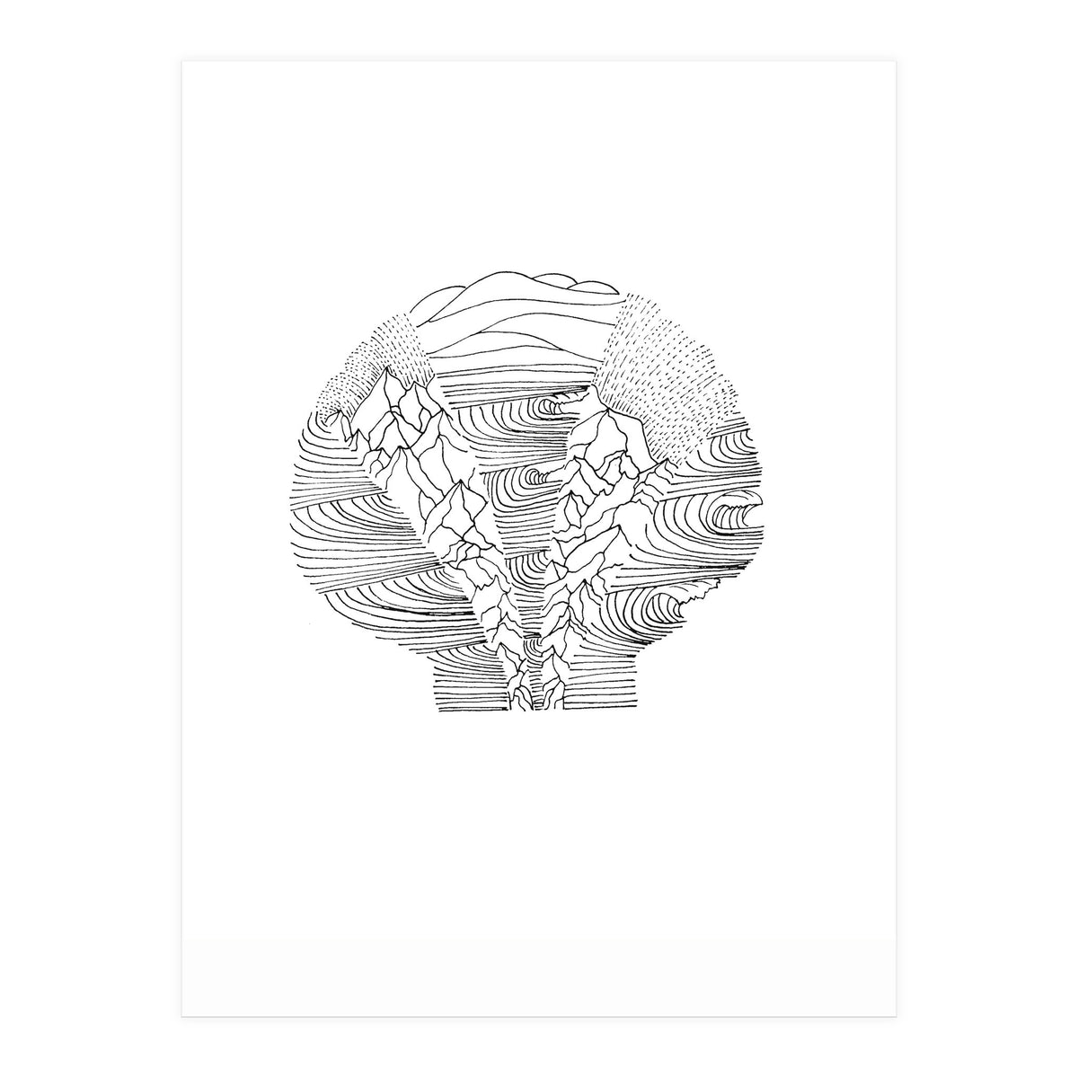 Salt&surf Scallop Waves (Print Only)