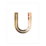 Letter U - (Impress) (Print Only) thumbnail