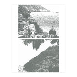 Printed Positano in Grey  (Print Only) thumbnail